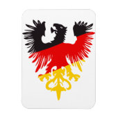 Deutscher Schwarzer Adler Magnet (Vertikal)
