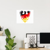 Deutscher Schwarzer Adler Poster (Heimbüro)