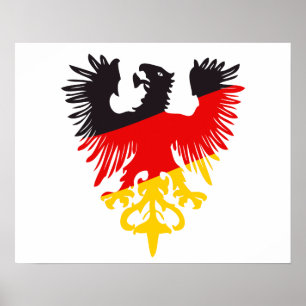 Deutscher Schwarzer Adler Poster