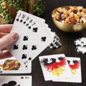 Deutscher Schwarzer Adler Spielkarten (In Situ)