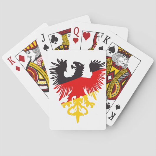 Deutscher Schwarzer Adler Spielkarten (Rückseite)