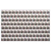 Deutscher Schwarzwaldkuchen Gâteau Slice Dessert Stoff (Fat Quarter (45,7 x 55,9 cm))