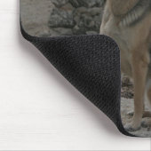 Deutscher Sheperd Mousepad (Ecke)