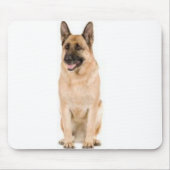 Deutscher Shephard Hund Mousepad (Vorne)