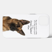 Deutscher Shepherd Mama iPhone Case (Rückseite (Horizontal))