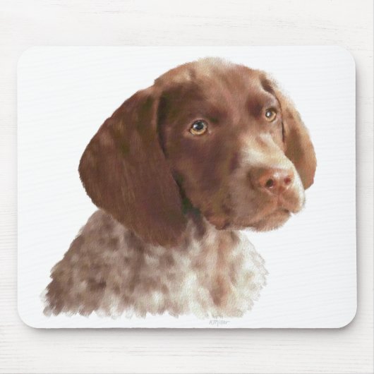 Deutscher Shorthair Welpe Mousepad (Vorne)