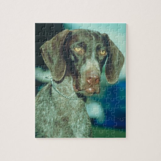 Deutscher Shorthair Zeiger-Hundepuzzlespiel Puzzle (Vertikal)