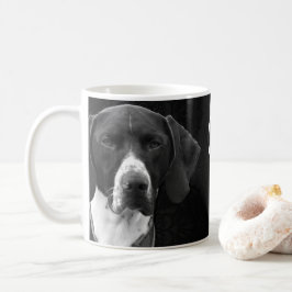 DEUTSCHER SHORTHAIR ZEIGER-SCHWARZWEISS-FOTO-TASSE KAFFEETASSE