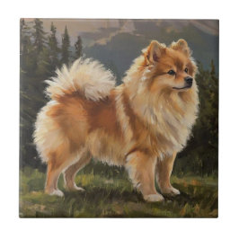 Deutscher Spitz Fliese