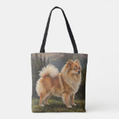 Deutscher Spitz Tasche (Rückseite)