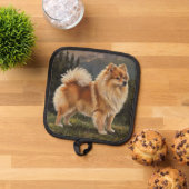 Deutscher Spitz Topflappen (Oben Unten)