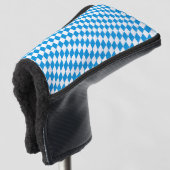 Deutscher Staat Bayerns - Muster für die Farbtöne Golf Headcover (3/4 Vorderseite)