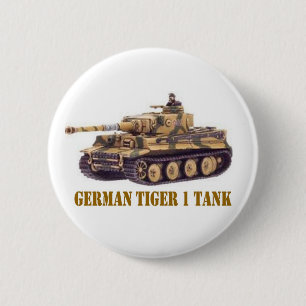 DEUTSCHER TIGER 1 TANK BUTTON