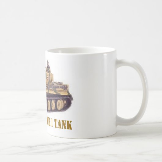 DEUTSCHER TIGER 1 TANK KAFFEETASSE (Rechts)