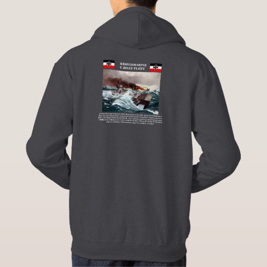 Deutscher U-Boot Hoodie (Rückseite)