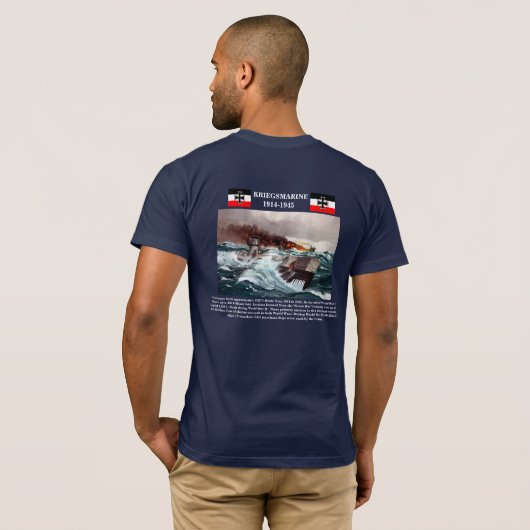Deutscher U-Boot T - Shirt (Schwarz voll)