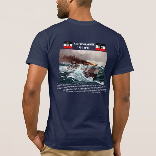 Deutscher U-Boot T - Shirt (Rückseite)