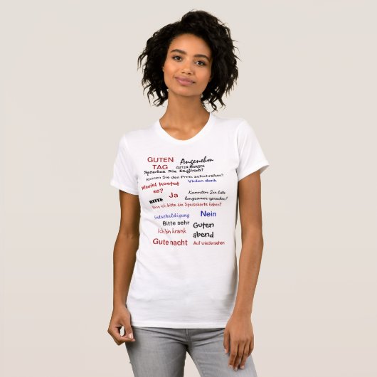 Deutscher Unterricht - Sprechen Sie Deutsch? T-Shirt (Vorne ganz)
