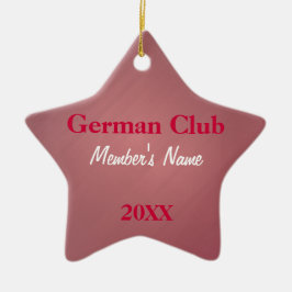 Deutscher Verein, Fremdsprache-Verein-Verzierungen Keramik Ornament