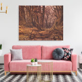 Deutscher Wald im Herbst (David Caspar Friedrich) Leinwanddruck (Insitu (Wohnzimmer))