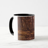 Deutscher Wald im Herbst (David Caspar Friedrich) Tasse (Vorderseite Links)