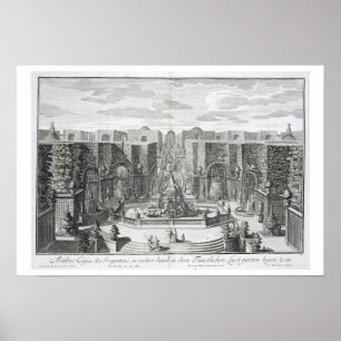 Deutscher watergarden, von "Furstlicher Poster