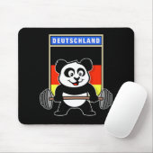 Deutscher Weightlift Panda Mousepad (Mit Mouse)