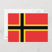 Deutscher Widerstand Flag (1944) Postkarte (Vorne/Hinten)