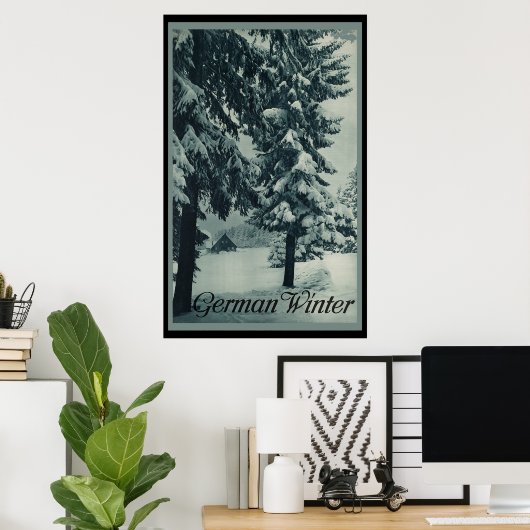 Deutscher Winter Poster (Heimbüro)
