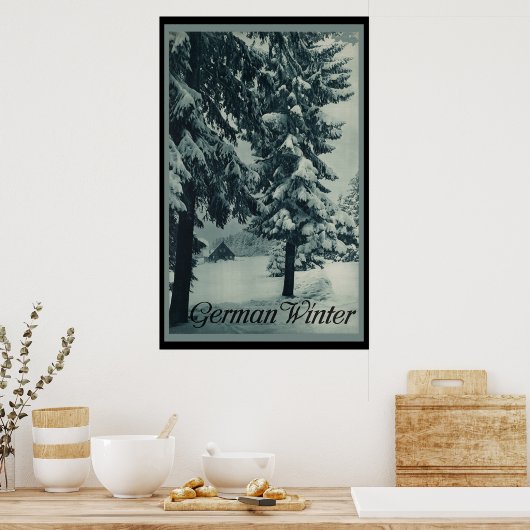 Deutscher Winter Poster (Küche)