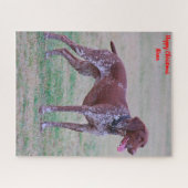 Deutscher Zeigerhund. Puzzle (Horizontal)