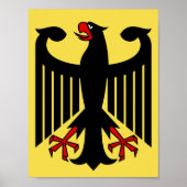 Deutsches Adleremblem-Poster Poster (Vorne)