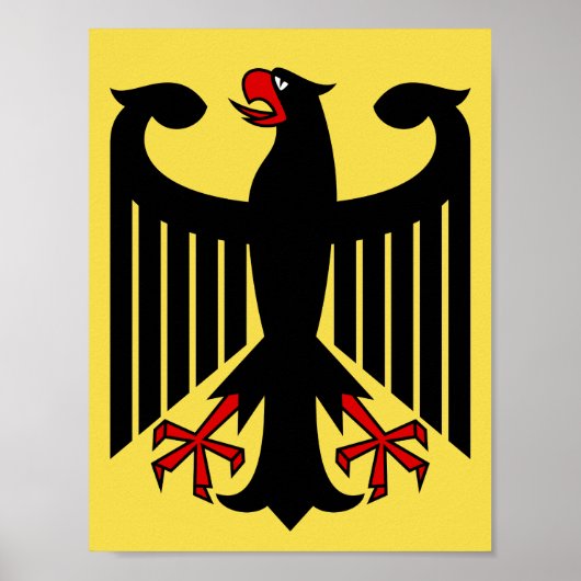 Deutsches Adleremblem-Poster Poster (Vorne)