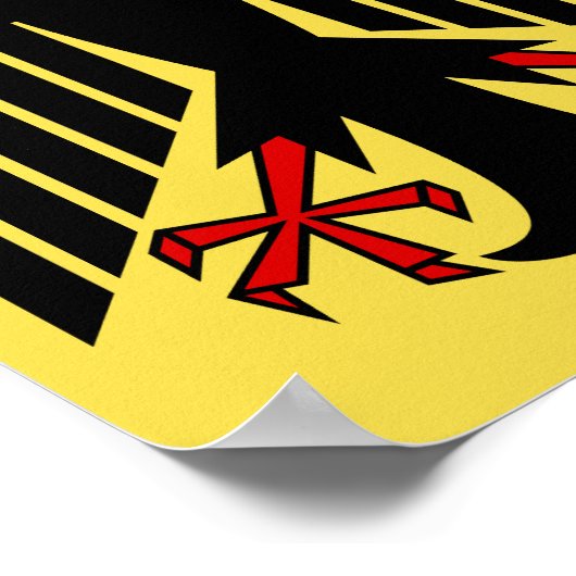 Deutsches Adleremblem-Poster Poster (Ecke)