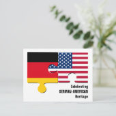 DEUTSCHES AMERIKA POSTKARTE (Stehend Vorderseite)