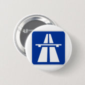 deutsches Autobahnzeichen Button (Vorne & Hinten)