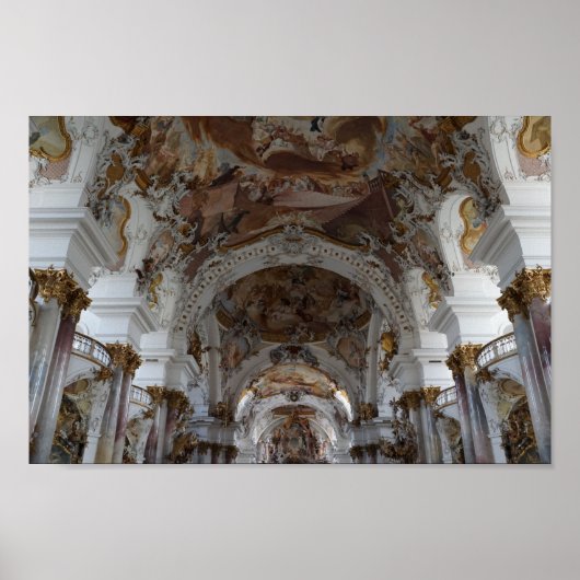 Deutsches Barockkathedralposter Poster (Vorne)