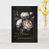 Deutsches Beileid Verlust des Großvaters Magnolias Karte (Gelbe Blume)