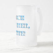 Deutsches Bier Festival Funny Beer Zitat Oktoberfe Mattglas Bierglas (VorderseiteRechts)