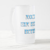 Deutsches Bier Festival Funny Beer Zitat Oktoberfe Mattglas Bierglas (Vorderseite Links)