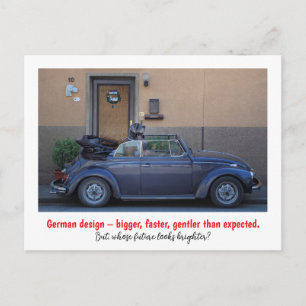 Deutsches Design – größer, schneller, sanfter als Postkarte