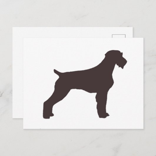 Deutsches Drahthaar Lebersilon Postkarte (Vorne/Hinten)