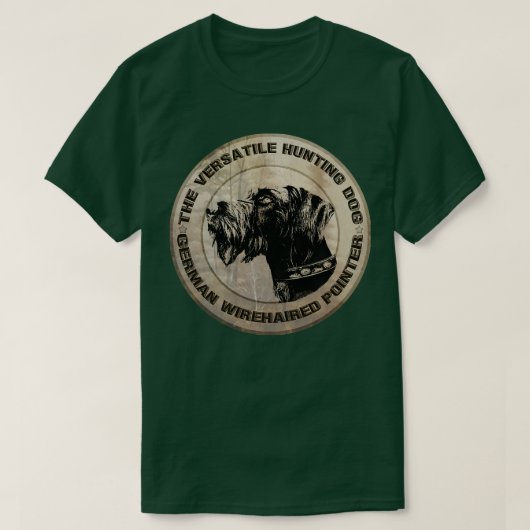 Deutsches Drahthaar Pointer 29 T-Shirt (Design vorne)