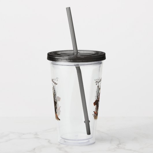 Deutsches Drahthaar Pointer Acryltrinkbecher (Links)