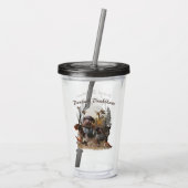 Deutsches Drahthaar Pointer Acryltrinkbecher (Rückseite)