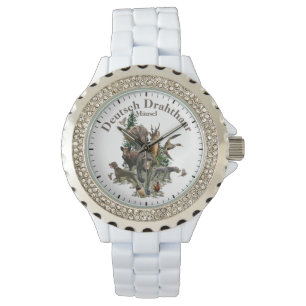 Deutsches Drahthaar Pointer Armbanduhr