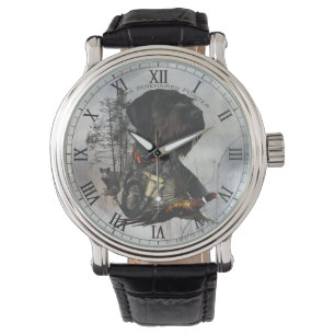 Deutsches Drahthaar Pointer Armbanduhr