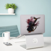 Deutsches Drahthaar Pointer Aufkleber (Laptop auf Schreibtisch)