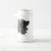 Deutsches Drahthaar Pointer Bierglas (Vorderseite Links)