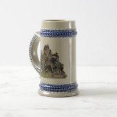 Deutsches Drahthaar Pointer Bierglas (Vorderseite Links)